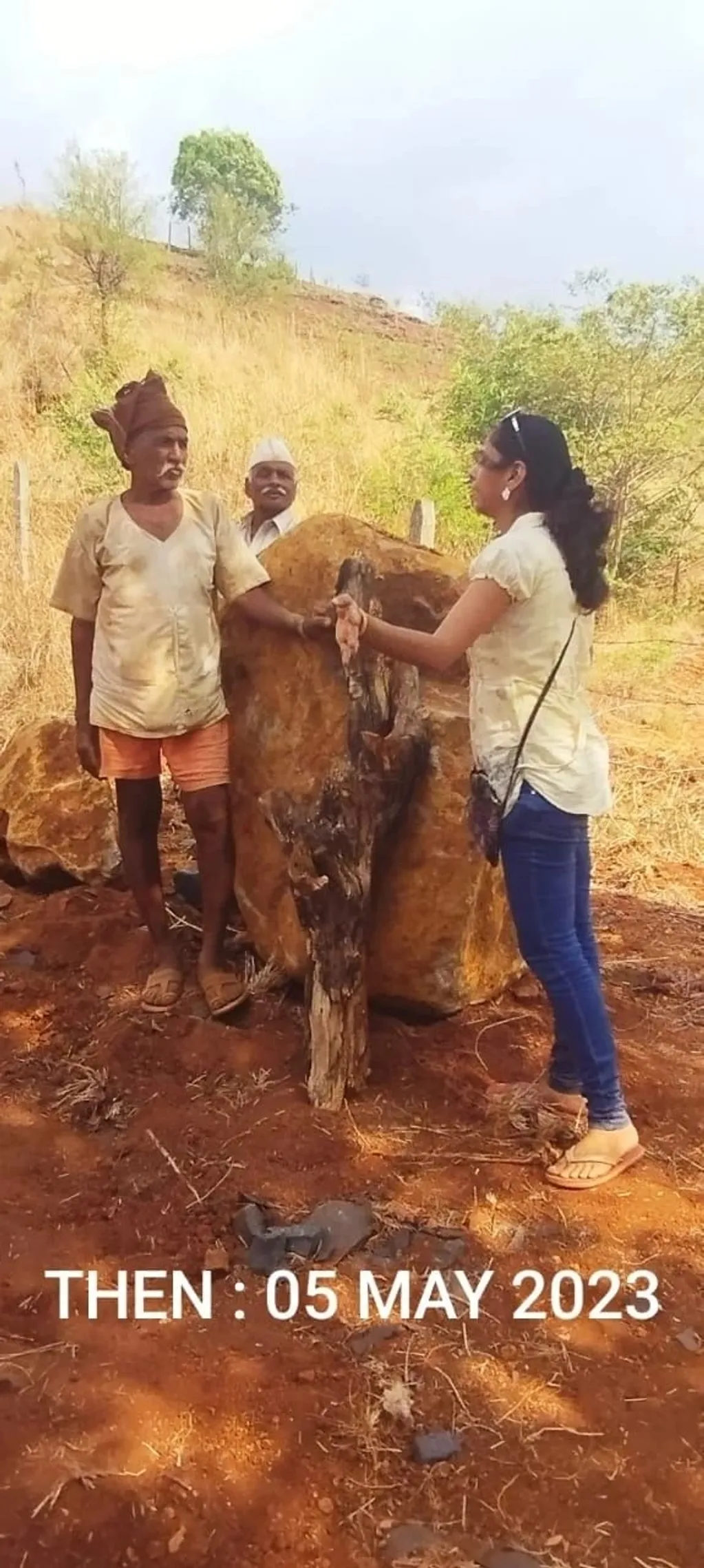 Planning for Big stones found on site